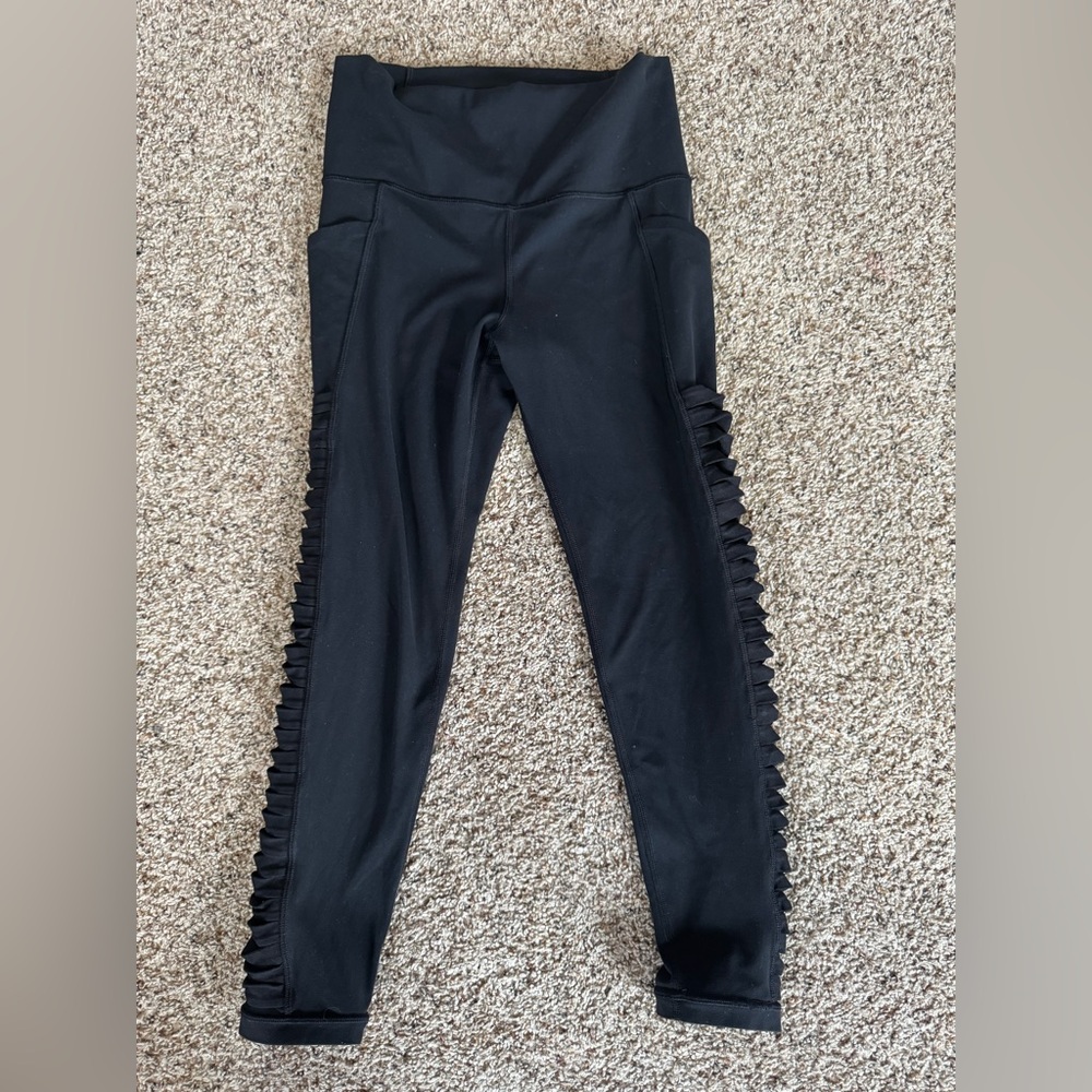 Athleta Black 7/8 PowerVita Leggings
